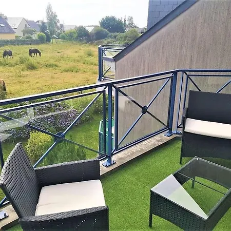 Appartement Autonome Dernier Etage Terrasse Et Parking Carantec Extérieur photo